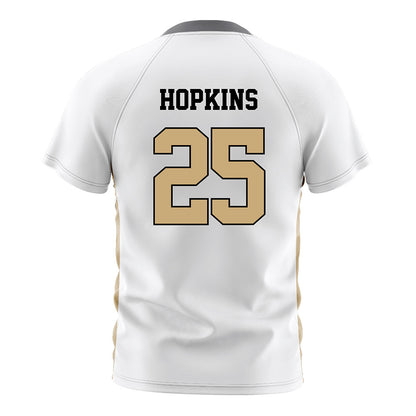 Vanderbilt - NCAA Women's Soccer : Lawson Hopkins - White Soccer Jersey-1