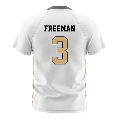 Vanderbilt - NCAA Women's Soccer : Grace Freeman - White Soccer Jersey-1