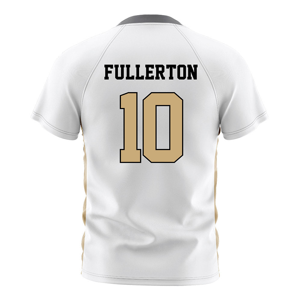 Vanderbilt - NCAA Women's Soccer : Melania Fullerton - White Soccer Jersey-1