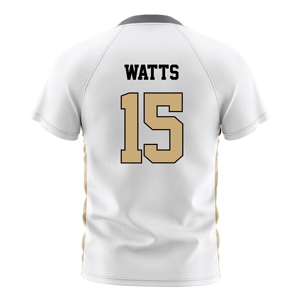 Vanderbilt - NCAA Women's Soccer : Sydney Watts - White Soccer Jersey-1