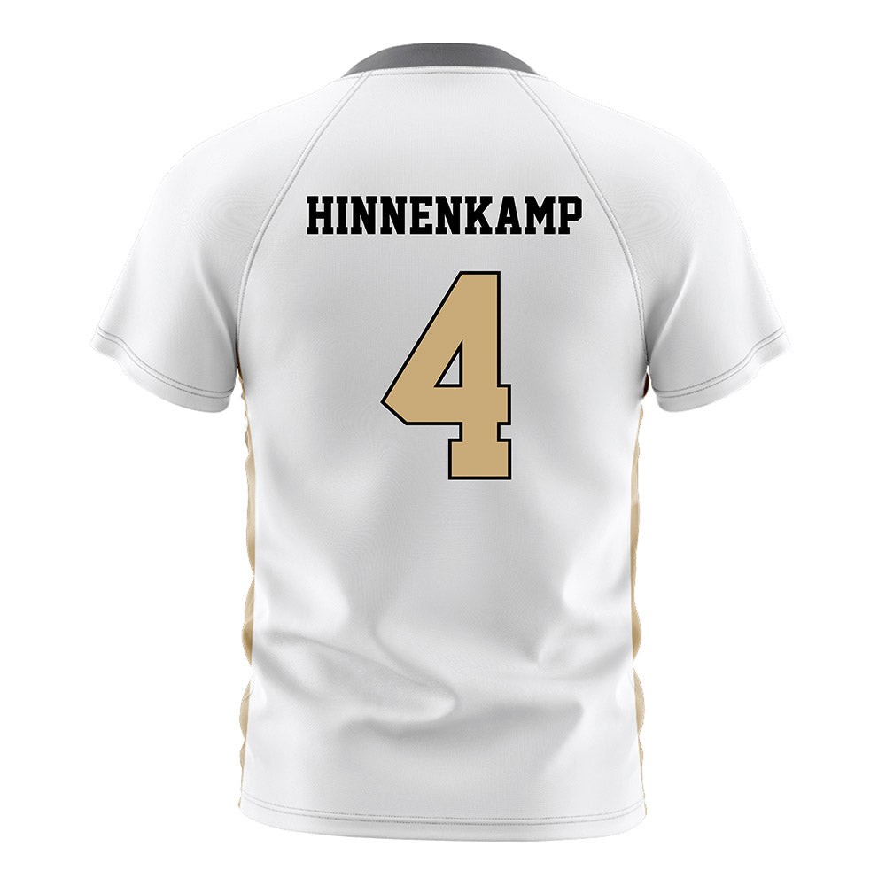 Vanderbilt - NCAA Women's Soccer : Megan Hinnenkamp - White Soccer Jersey-1