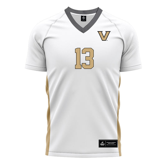 Vanderbilt - NCAA Women's Soccer : Ella Eggleston - White Soccer Jersey