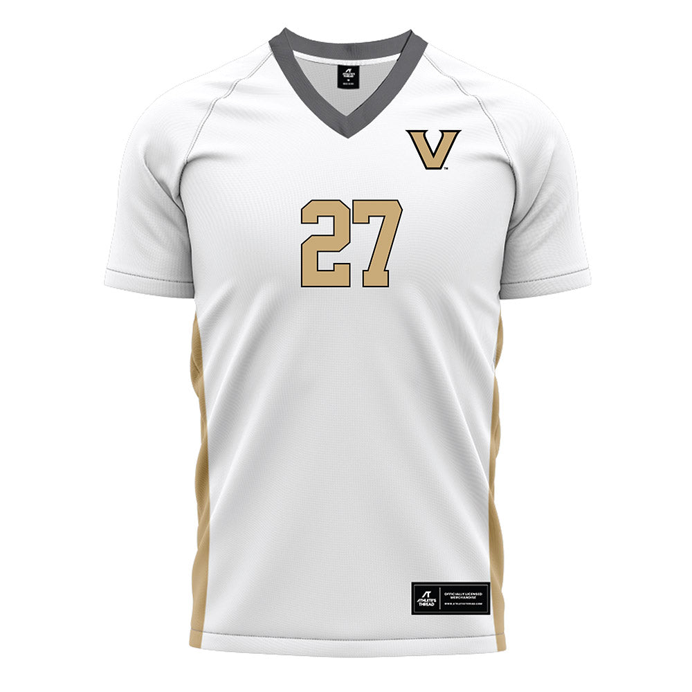 Vanderbilt - NCAA Women's Soccer : Olivia Stafford - White Soccer Jersey-0