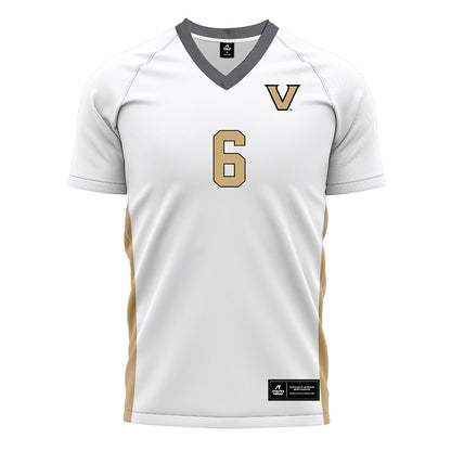Vanderbilt - NCAA Women's Soccer : Adysen Armenta - White Soccer Jersey-0