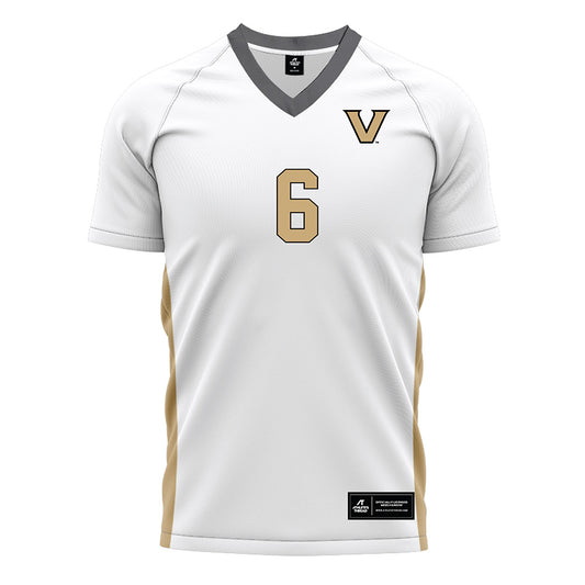 Vanderbilt - NCAA Women's Soccer : Adysen Armenta - White Soccer Jersey-0