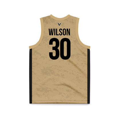 Vanderbilt - NCAA Women's Basketball : Trinity Wilson - Gold Basketball Jersey-1