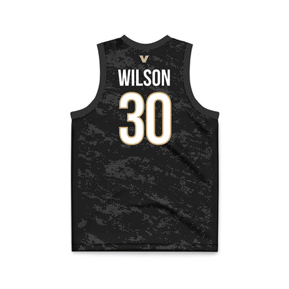 Vanderbilt - NCAA Women's Basketball : Trinity Wilson - Black Basketball Jersey-1
