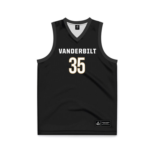 Vanderbilt - NCAA Women's Basketball : Sacha Washington - Black Basketball Jersey-0
