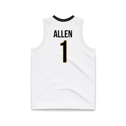 Vanderbilt - NCAA Men's Basketball : Baylor Allen - White Basketball Jersey-1