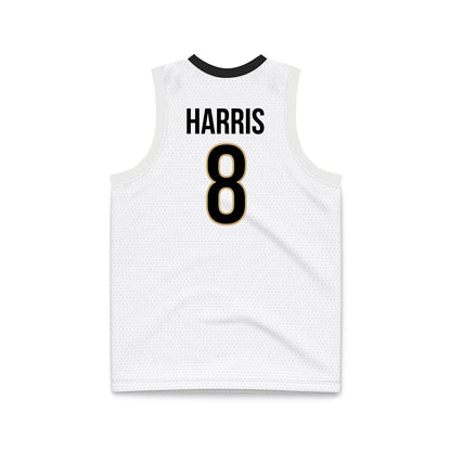 Vanderbilt - NCAA Men's Basketball : Tyler Harris - White Basketball Jersey-1