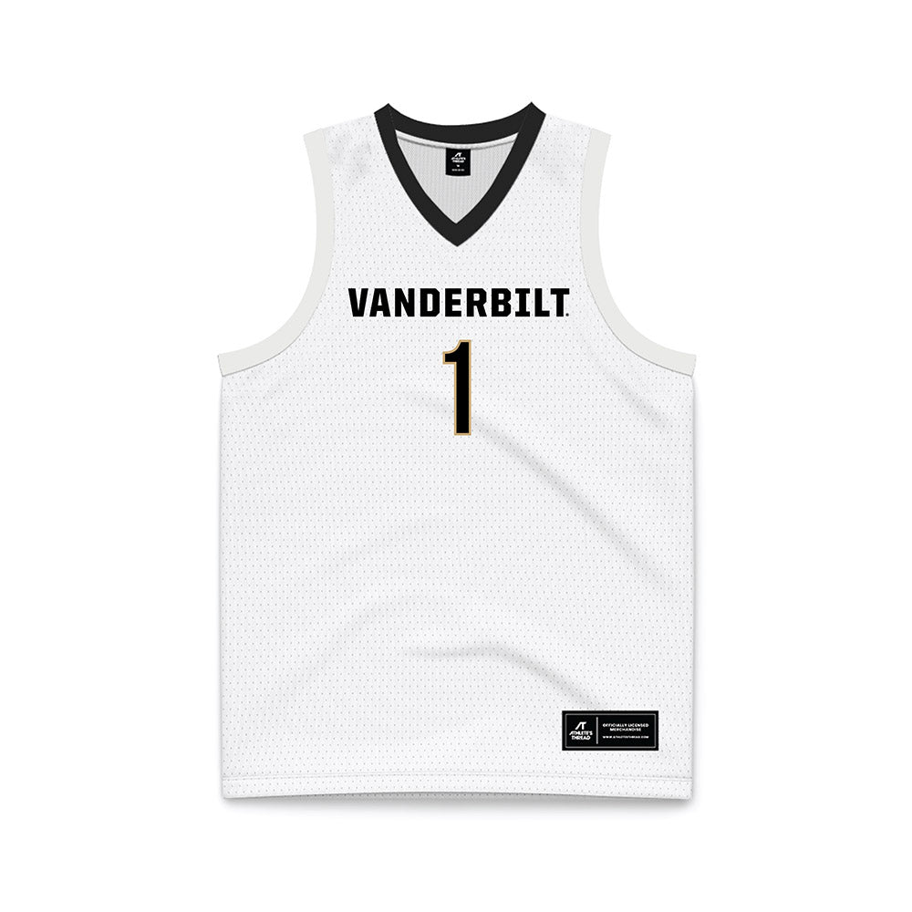 Vanderbilt - NCAA Men's Basketball : Baylor Allen - White Basketball Jersey-0