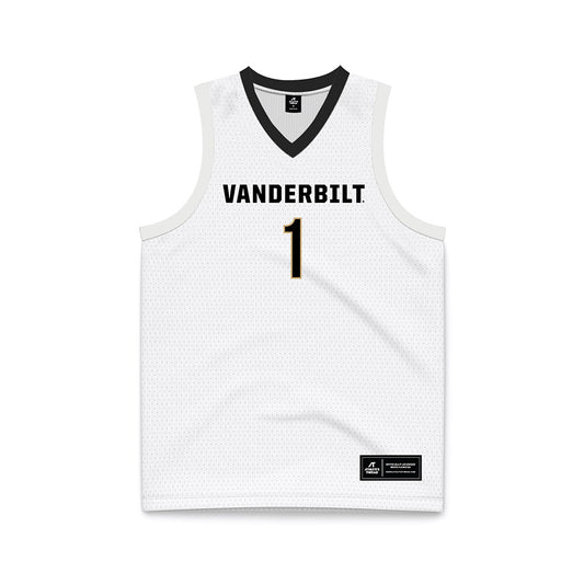 Vanderbilt - NCAA Men's Basketball : Baylor Allen - White Basketball Jersey-0