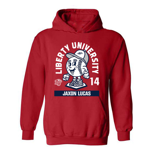 Liberty - NCAA Baseball : Jaxon Lucas - Fashion Shersey Hooded Sweatshirt-0