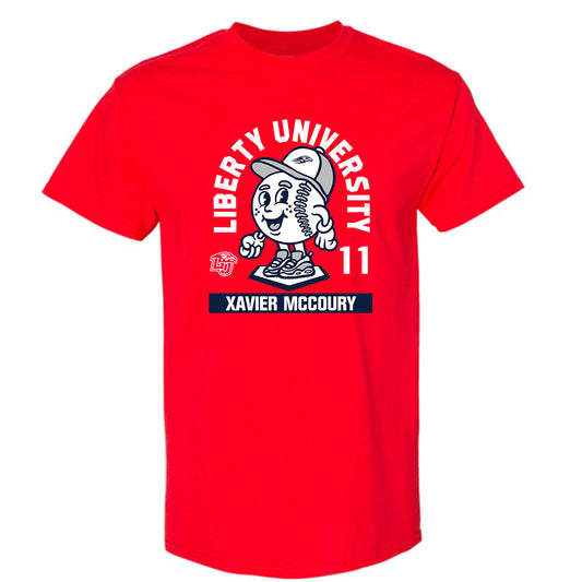 Liberty - NCAA Baseball : Xavier McCoury - Fashion Shersey T-Shirt-0