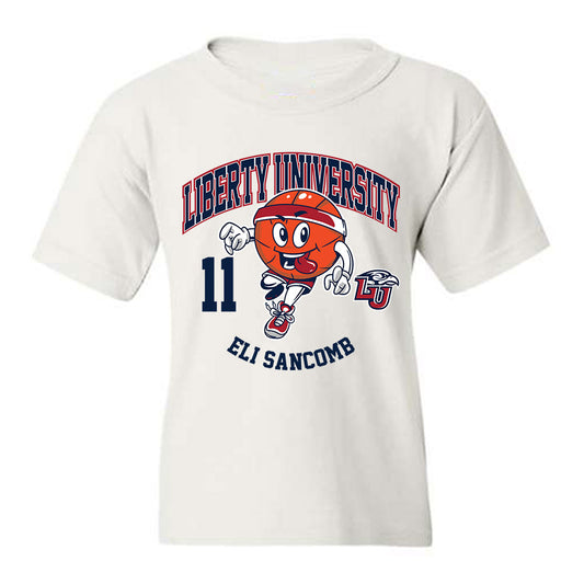 Liberty - NCAA Men's Basketball : Eli Sancomb - Fashion Shersey Youth T-Shirt-0