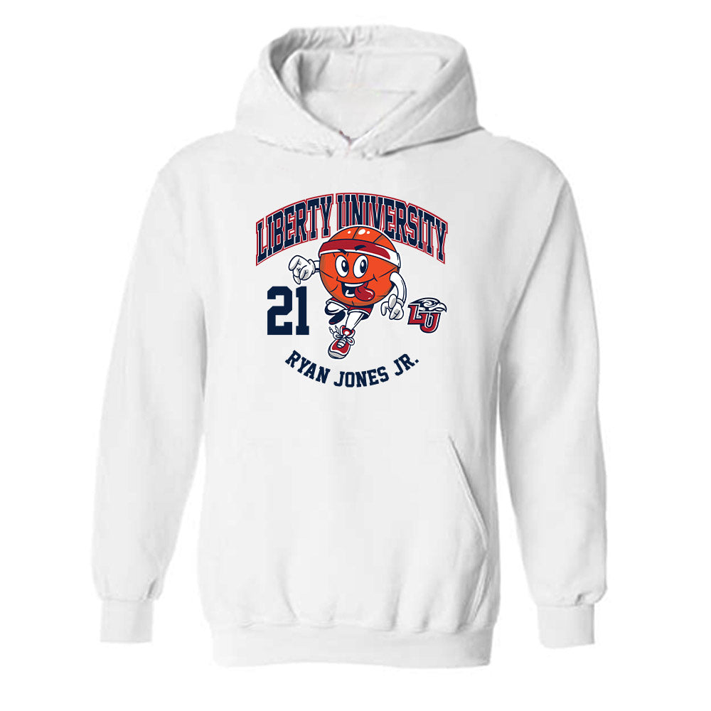 Liberty - NCAA Men's Basketball : Ryan Jones Jr. - Fashion Shersey Hooded Sweatshirt-0