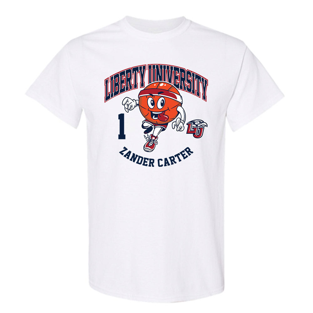 Liberty - NCAA Men's Basketball : Zander Carter - Fashion Shersey T-Shirt-0