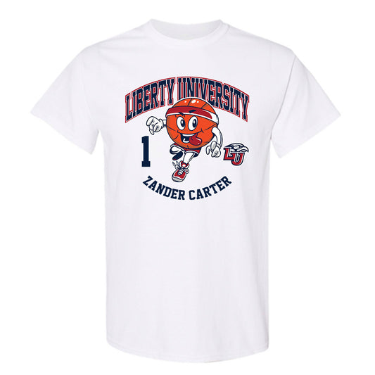 Liberty - NCAA Men's Basketball : Zander Carter - Fashion Shersey T-Shirt-0