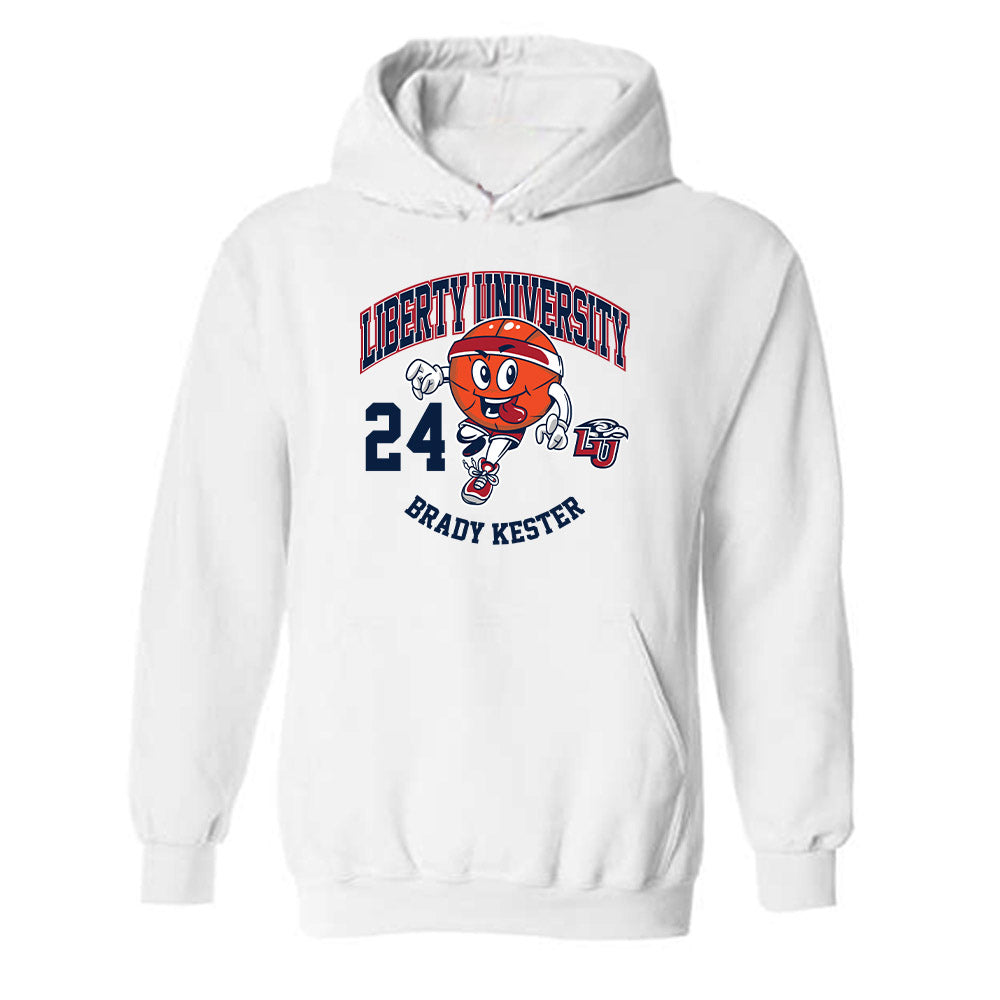 Liberty - NCAA Men's Basketball : Brady Kester - Fashion Shersey Hooded Sweatshirt-0