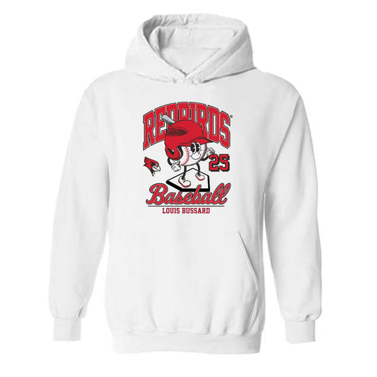 Illinois State - NCAA Baseball : Louis Bussard - Fashion Shersey Hooded Sweatshirt-0