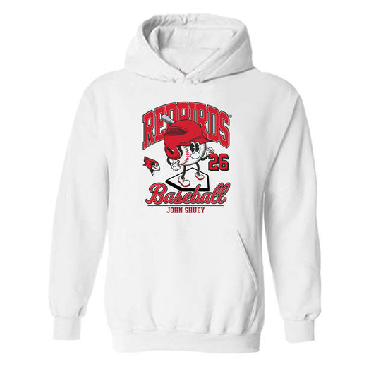 Illinois State - NCAA Baseball : John Shuey - Fashion Shersey Hooded Sweatshirt-0