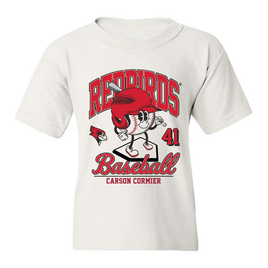 Illinois State - NCAA Baseball : Carson Cormier - Fashion Shersey Youth T-Shirt-0