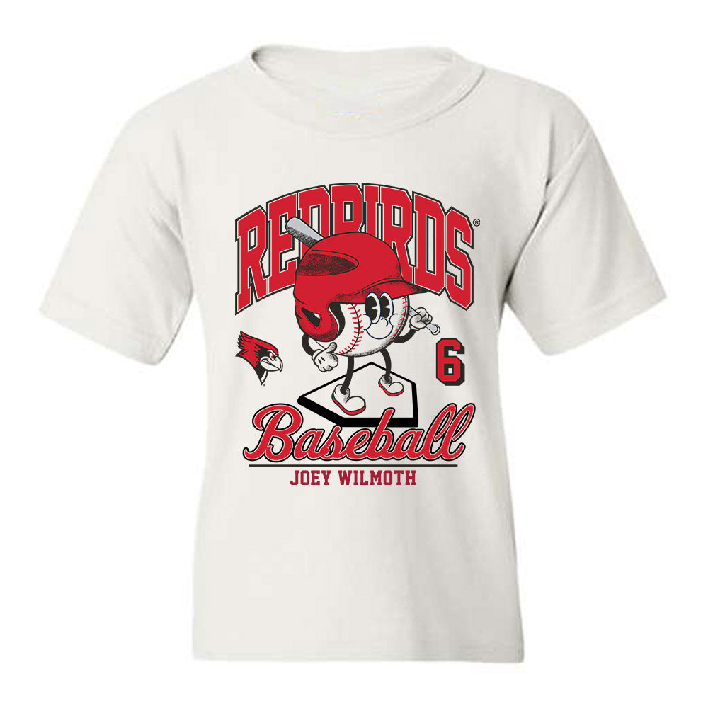 Illinois State - NCAA Baseball : Joey Wilmoth - Fashion Shersey Youth T-Shirt-0
