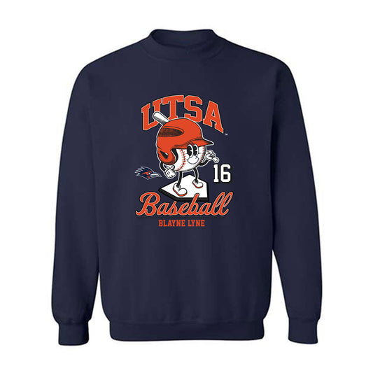 UTSA - NCAA Baseball : Blayne Lyne - Fashion Shersey Crewneck Sweatshirt-0