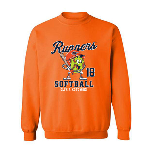 UTSA - NCAA Softball : Olivia Kotowski - Fashion Shersey Crewneck Sweatshirt-0