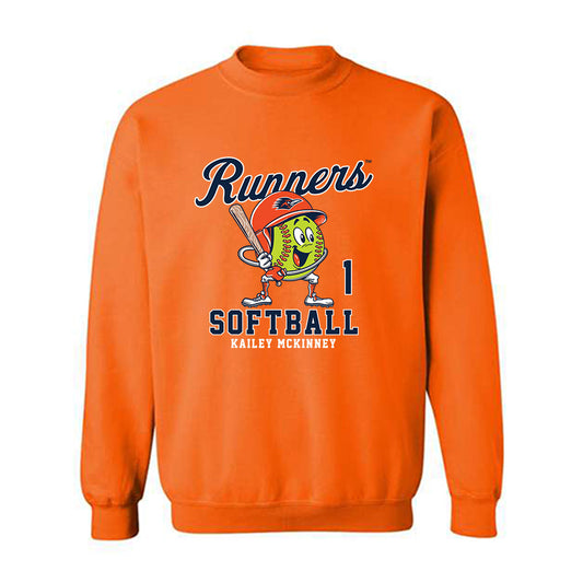 UTSA - NCAA Softball : Kailey McKinney - Fashion Shersey Crewneck Sweatshirt-0