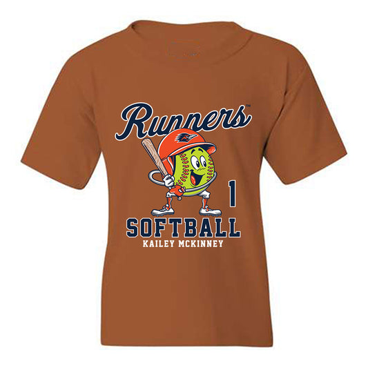 UTSA - NCAA Softball : Kailey McKinney - Fashion Shersey Youth T-Shirt-0