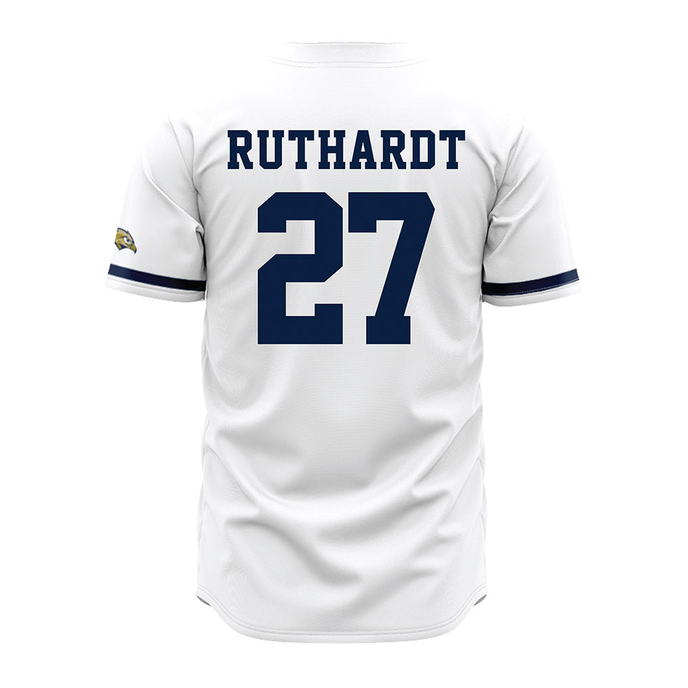 Oral Roberts - NCAA Baseball : Keaton Ruthardt - White Jersey