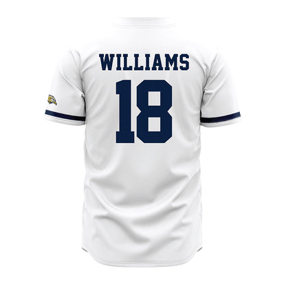 Oral Roberts - NCAA Baseball : Luke Williams - White Jersey-1