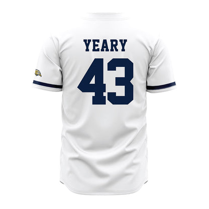 Oral Roberts - NCAA Baseball : Will Yeary - White Jersey-1