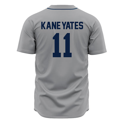 Oral Roberts - NCAA Baseball : Wailele Kane-Yates - Grey Jersey