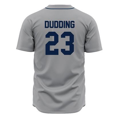 Oral Roberts - NCAA Baseball : Kole Dudding - Grey Jersey-1