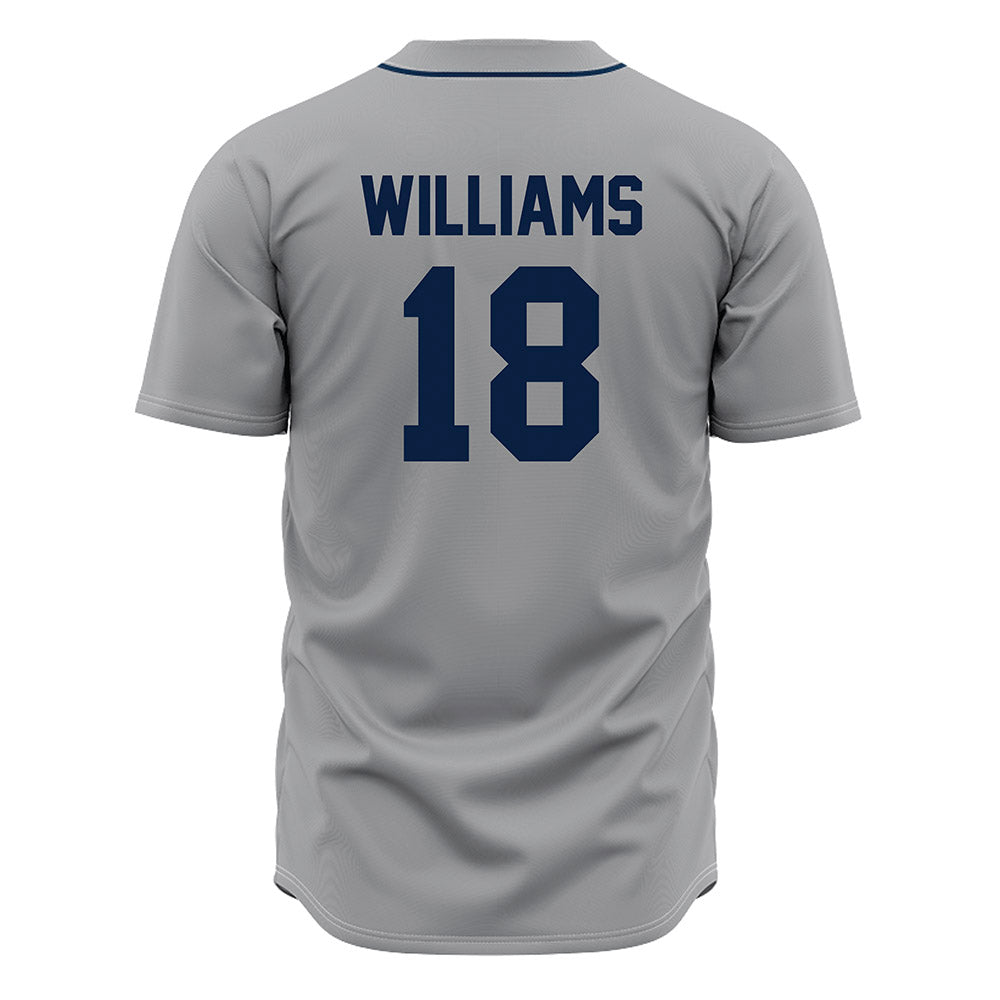 Oral Roberts - NCAA Baseball : Luke Williams - Grey Jersey-1