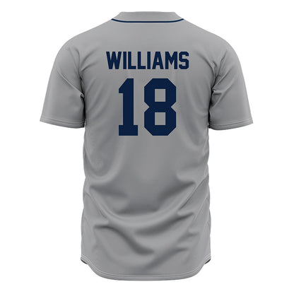 Oral Roberts - NCAA Baseball : Luke Williams - Grey Jersey-1