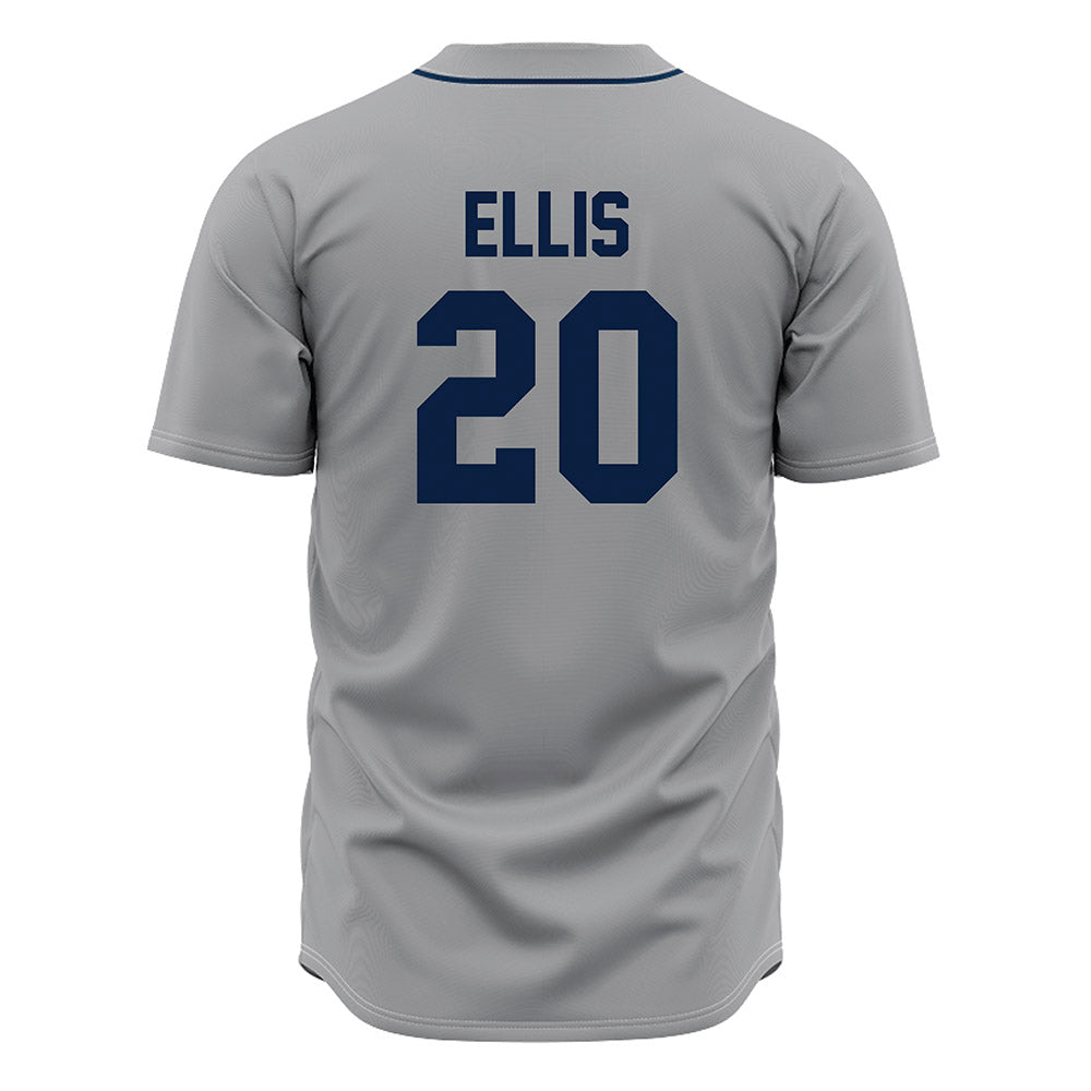 Oral Roberts - NCAA Baseball : Hudson Ellis - Grey Jersey-1