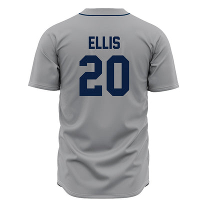 Oral Roberts - NCAA Baseball : Hudson Ellis - Grey Jersey-1