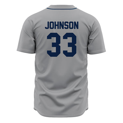 Oral Roberts - NCAA Baseball : Conner Johnson - Grey Jersey
