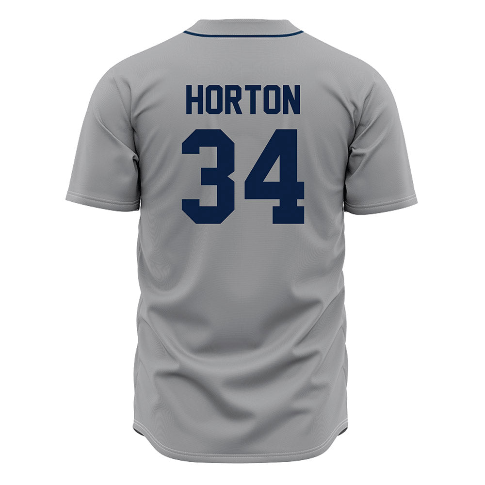 Oral Roberts - NCAA Baseball : Ethan Horton - Grey Jersey-1