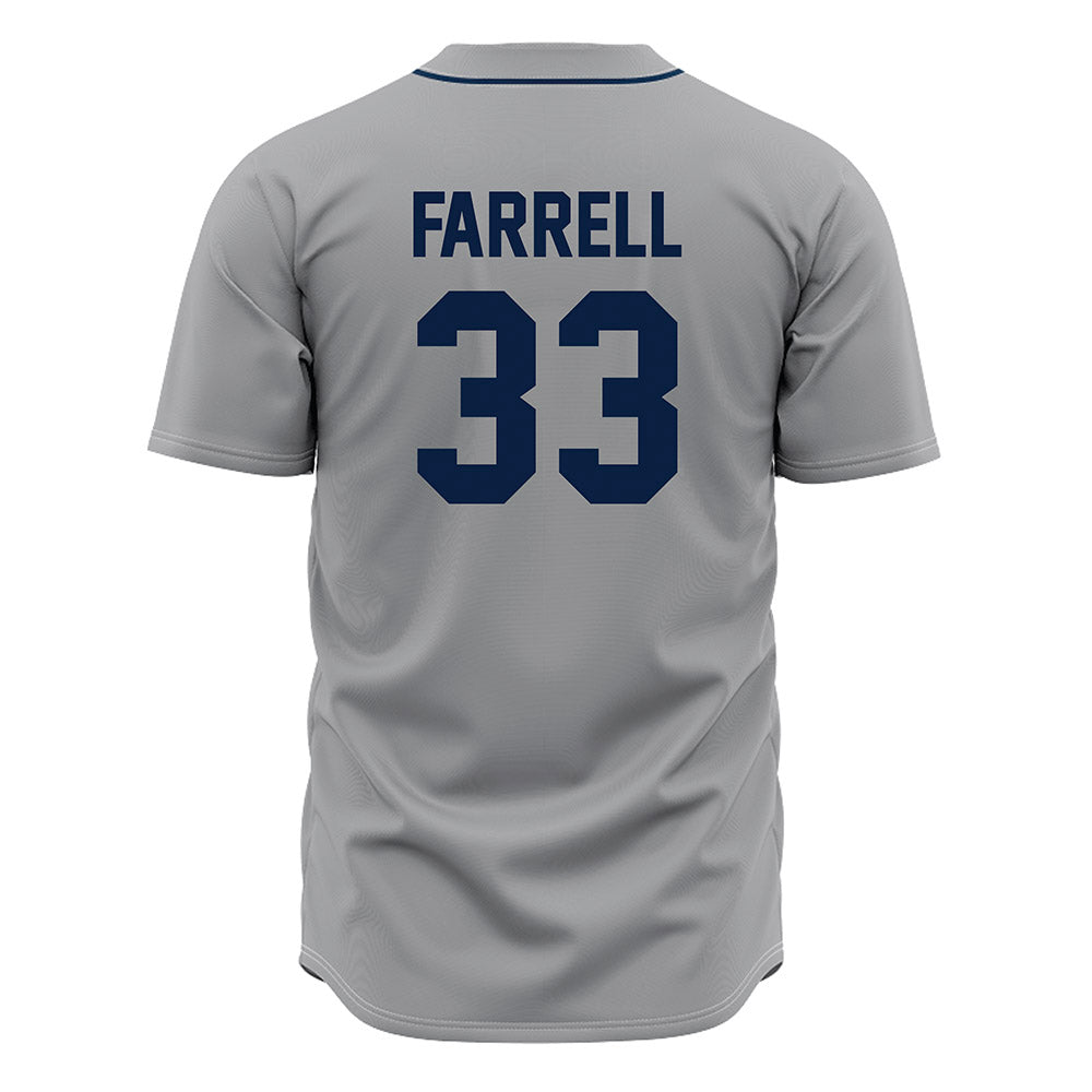 Oral Roberts - NCAA Baseball : Jackson Farrell - Grey Jersey-1