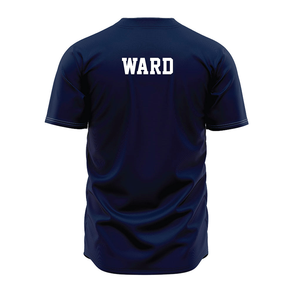 Oral Roberts - NCAA Baseball : Lawson Ward - Navy Jersey-1