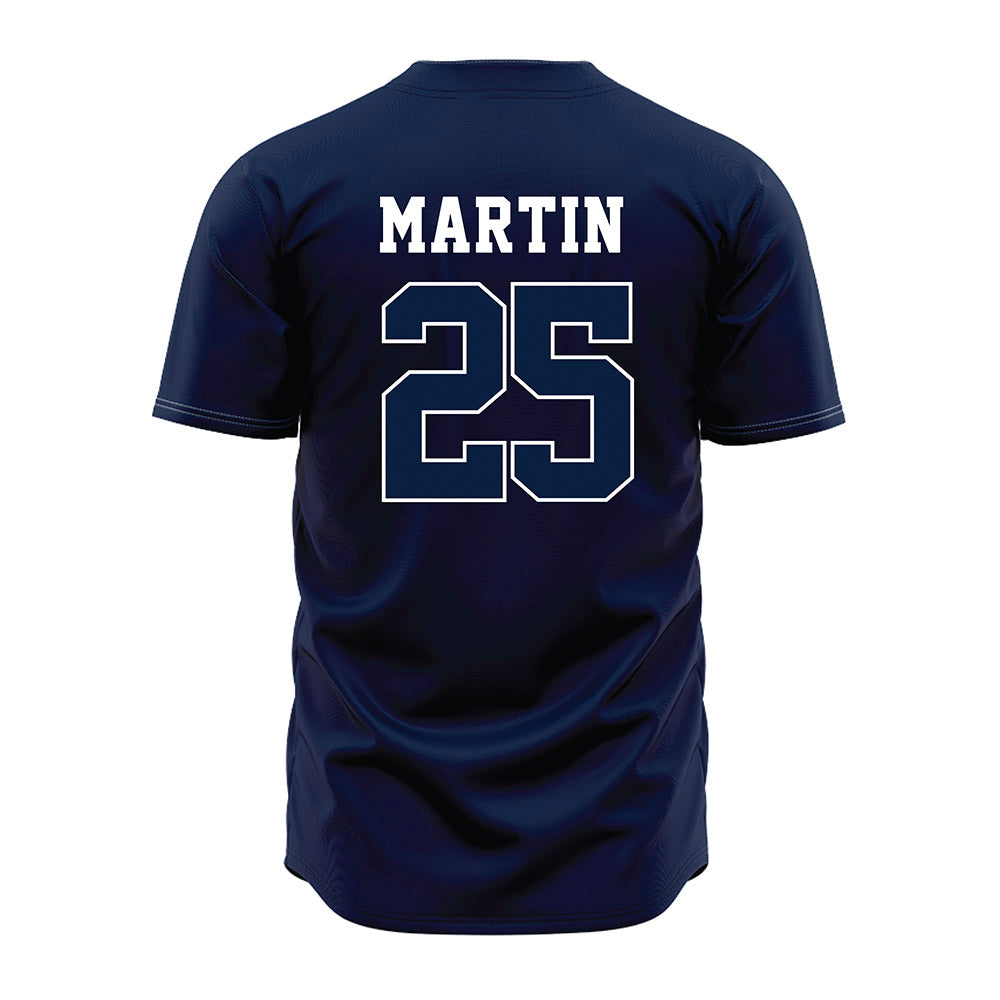 Oral Roberts - NCAA Baseball : Trent Martin - Navy Jersey