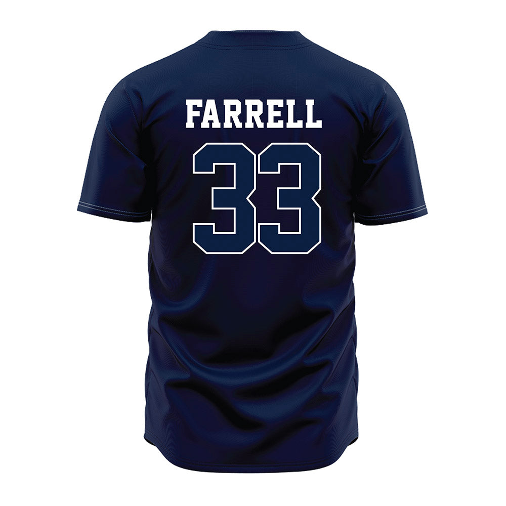 Oral Roberts - NCAA Baseball : Jackson Farrell - Navy Jersey-1