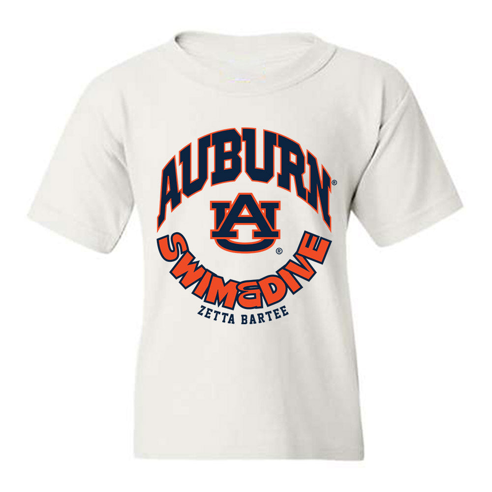 Auburn - NCAA Women's Swimming & Diving : Zetta Bartee - Fashion Shersey Youth T-Shirt-0