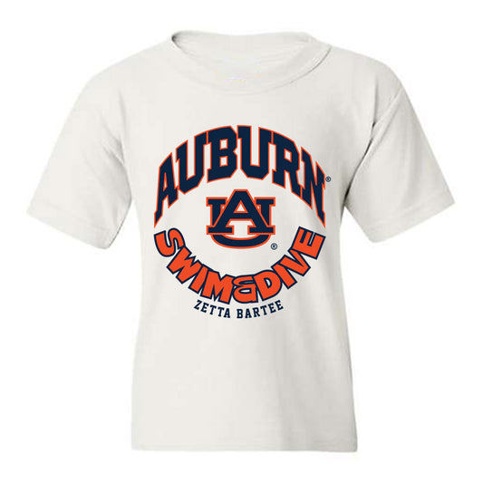 Auburn - NCAA Women's Swimming & Diving : Zetta Bartee - Fashion Shersey Youth T-Shirt-0