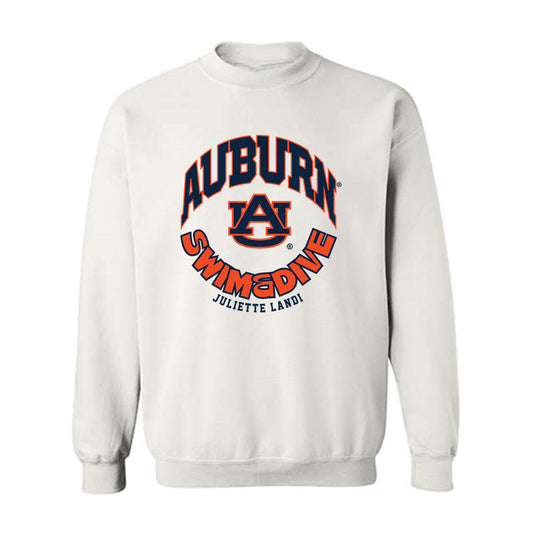 Auburn - NCAA Women's Swimming & Diving : Juliette Landi - Fashion Shersey Crewneck Sweatshirt-0