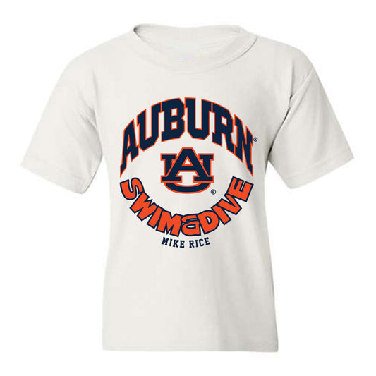 Auburn - NCAA Men's Swimming & Diving : Mike Rice - Fashion Shersey Youth T-Shirt-0